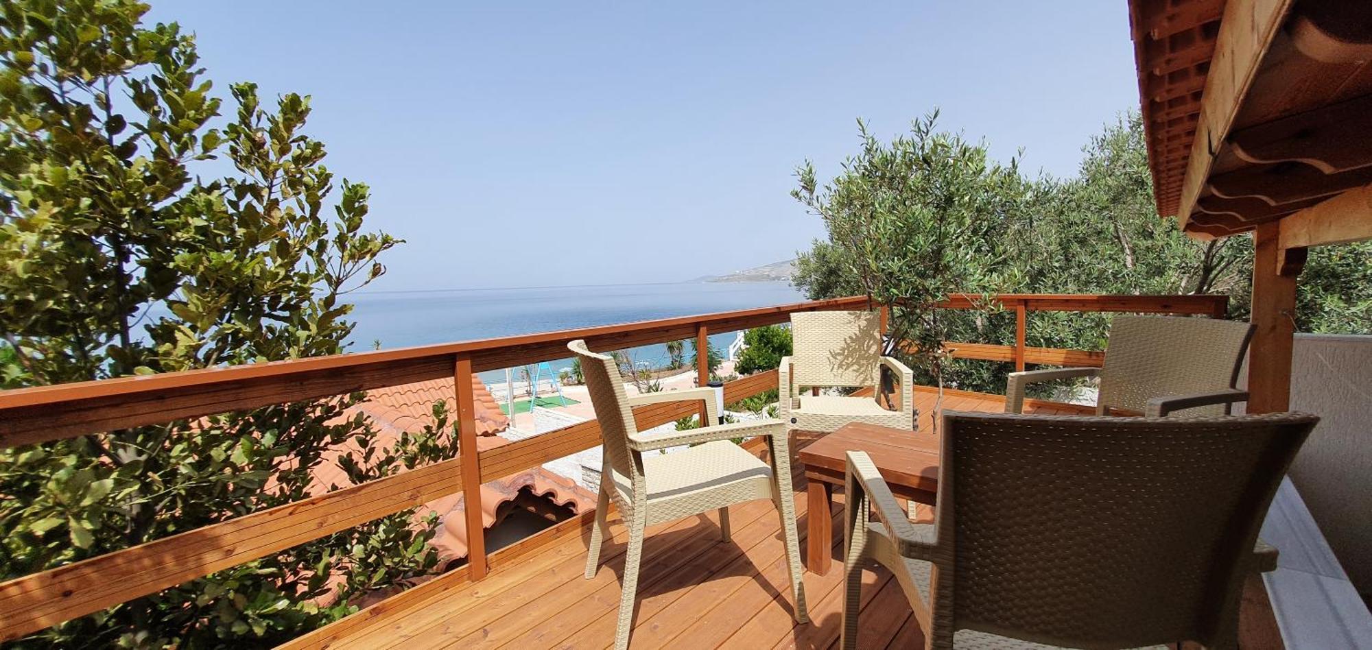 Villa Skenderi Sarande Bagian luar foto