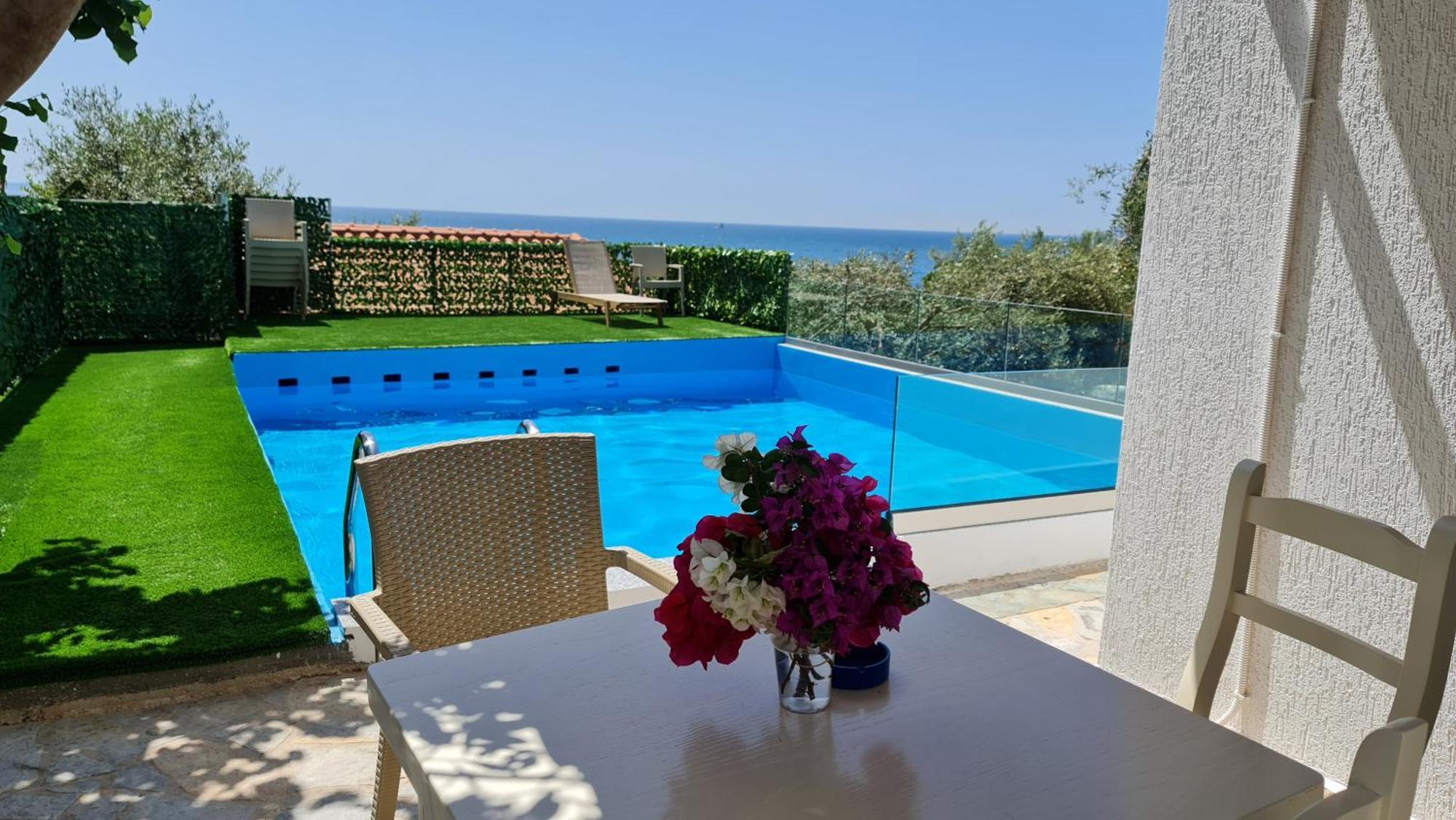 Villa Skenderi Sarande Bagian luar foto